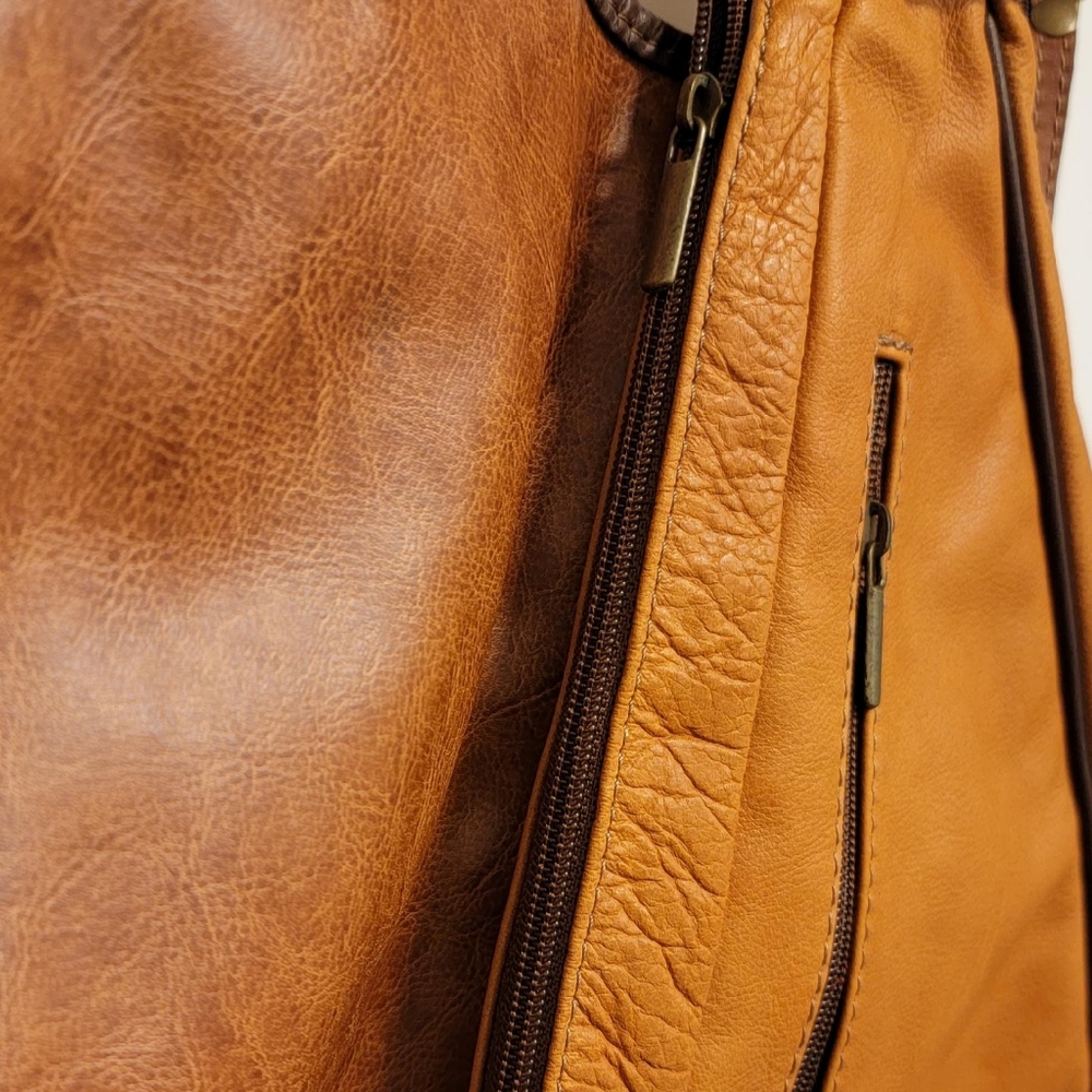 Greca Leather Backpack Satchel Conversion Gem